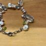 silver vintage bracelet with water pearls Image 3