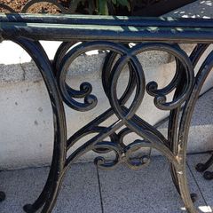 2garden table legs and 10 chairs ends, all in perfect condition,these a grade above the normal standard.
