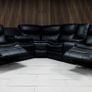 Valarie Corner Leather Recliner Sofa Image 10