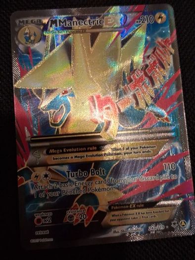 Pokemon Card : Mega Manectric Ex 24a