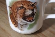 Vintage Fota Wildlife Park (mug / Plate ) By  Carrigdhoun  Pottery Co-op Of Cork