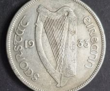 Ireland 1933 Silver Half Crown coin
