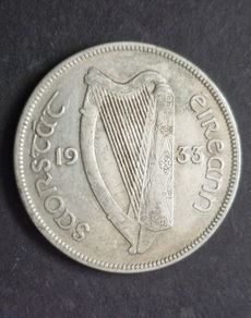 Ireland 1933 Silver Half Crown coin