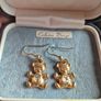 Vintage Teddy Bear Earrings Image 2