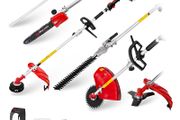 BU-KO 52cc Long Reach Petrol Multi Functional Garden Tool Including: Strimmer, Hedge Trimmer, Pruner Chainsaw, Brush Cutter &amp; Extension Pole
