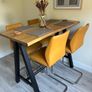 Oak Table and high stools Image 2