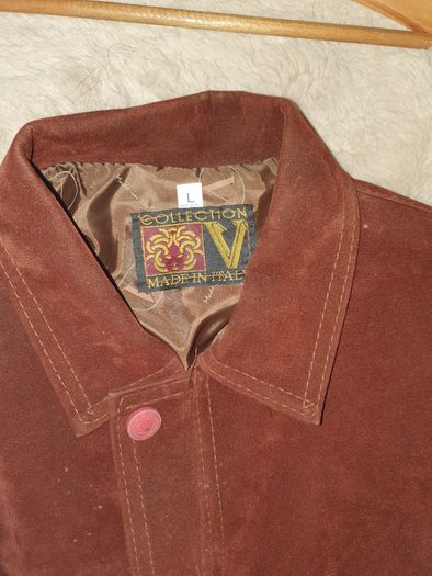Genuine Italian suede jacket