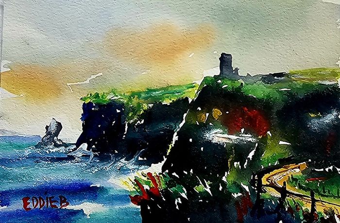 Irish scenes  watercolours