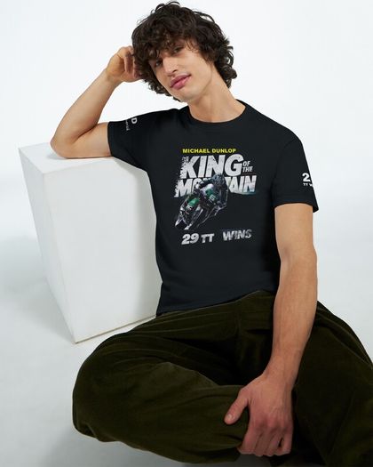 Michael Dunlop King Of The Mountain 29TT Wins Heavyweight Unisex Crewneck T-shirt