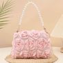 Elegant Floral Clutch Purse with Detachable Strap Image 5