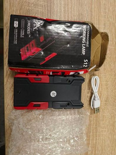 PowerLite: Mini Portable Power Bank with Built-In LED Flashlight for On-the-Go Charging & Emergency Lighting