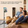 Ipad Tripod Stand, Height Adjustable iPad Stand Holder & Floor Stand with 360 Rotating iPad Tripod Mount for 4.5-12.9 Inch Tablets & Smartphones Image 4