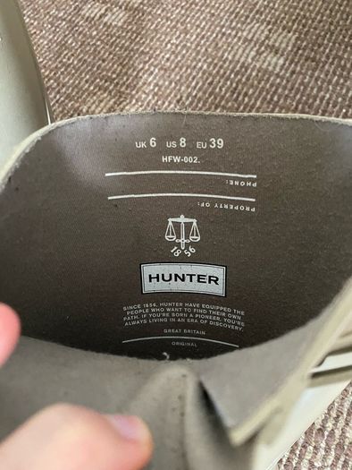 Hunter boots