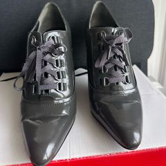 Nine West grey patent shoes - sz 6