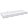 Wash Basin 120x46x11 cm Mineral Cast/Marble Cast White Image 4