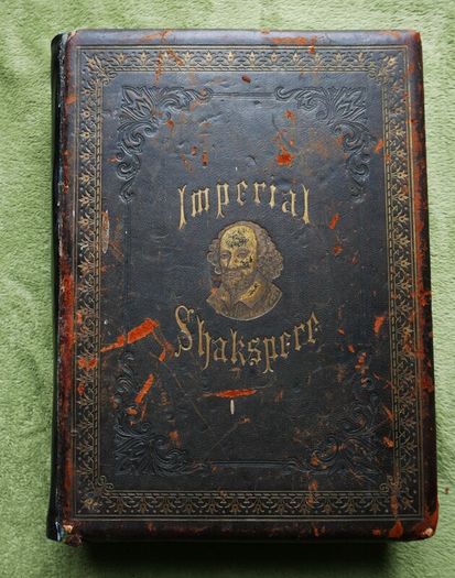 Antique (big and heavy) Imperial Shakespeare 1800s, Charles Knight, ,Volume 1