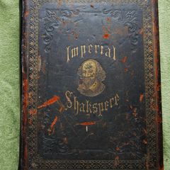 Antique (big and heavy) Imperial Shakespeare 1800s, Charles Knight, ,Volume 1
