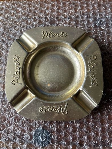 Players vintage copper ashtray