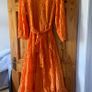 Stunning orange Zara dress Image 3