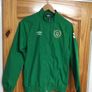 Ireland Football. Official Umbro Quarter Zip Xtra Large Boys Presentation Jacket. Collect In Dublin Or Receive Via Post. Image 2