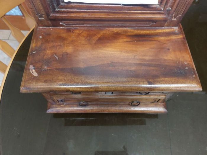 Antique Vanity Mirror with draws
