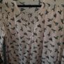 H&M Salmon Pink Hummingbird Blouse , UK 18 , Excellent Condition Image 5