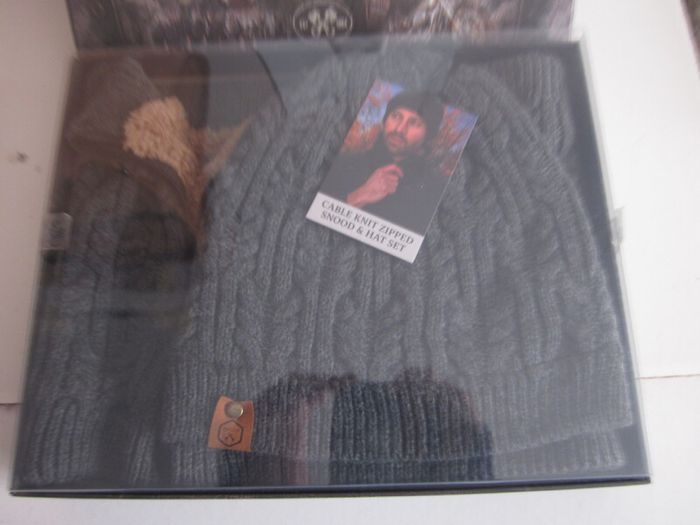 Brandwell Mens Cable Knit Hat & Snood Set