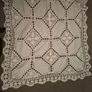 Vintage White Small Table Cloth 75cm x 75cm Image 2