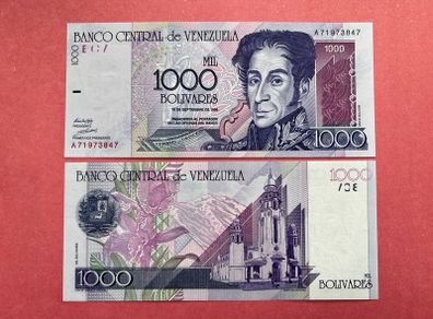 Venezuela  1000 Bolivares  1998  Pick  79a  ( Uncirculated )
