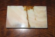 Unique Turkish Cream &amp; Brown Onyx Plinth / Base