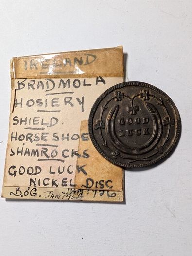 Glenageary Dublin Token. Pretty Polly