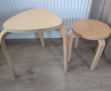 2x plywood stools