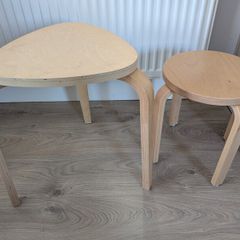 2x plywood stools