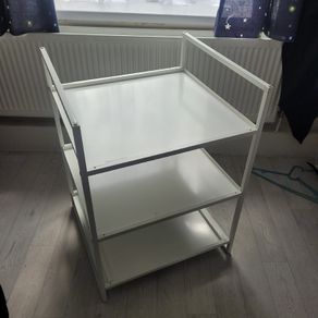 Metal Side table/shelves Ikea