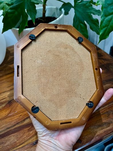 1980's faux wood photo frame