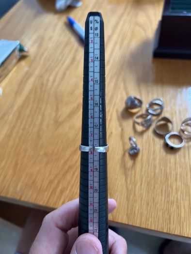 Musical Ring Box and 9 Silver Rings