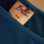 Worn Once, One Shouldered Teal Oasis Dress Image 2