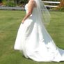A-Line Wedding Dress with beautiful beading & embroidery Image 3