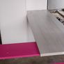 Pink and grey wood effect bunk bed Image 6
