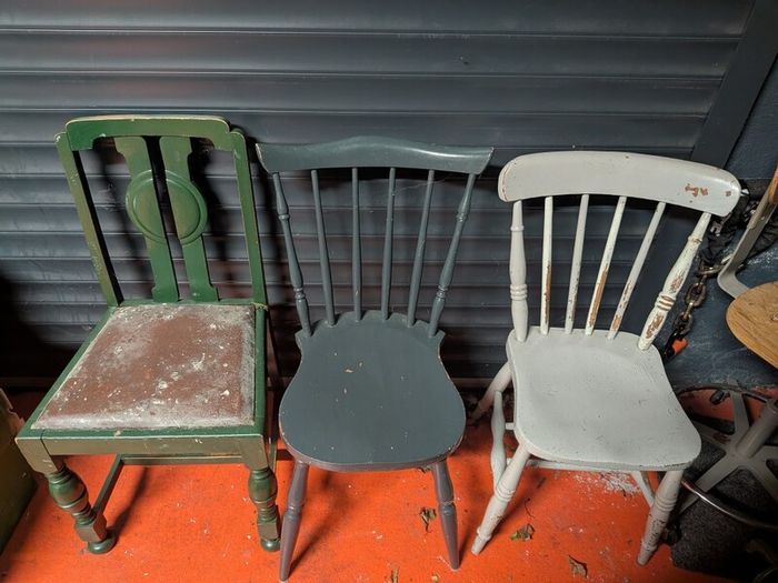 wooden chairs