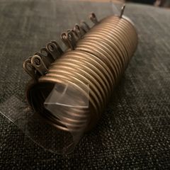 Antique brass curtain rings