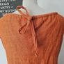 BNWT Stable of Ireland pure Irish linen burnt orange tunic top blouse M 10 12 summer holiday designer Image 5