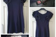 Navy Shimmer Bodycon Dress M/L