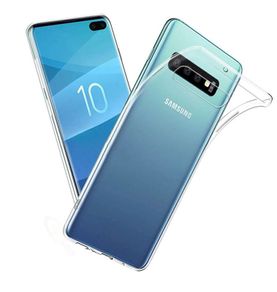 Soft Silicone Case For Samsung Galaxy S10 PLUS Clear TPU Thin Back Cover