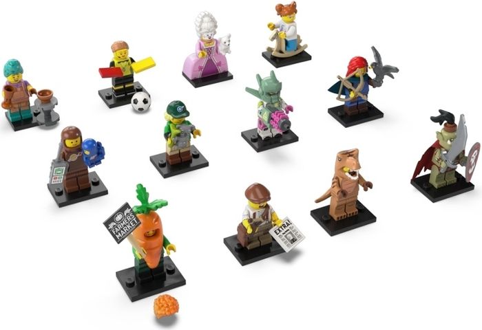 lego series 24 minifigures complete set