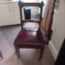 mahogany drop leaf table and chairs Image 4