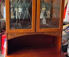 Glass display case