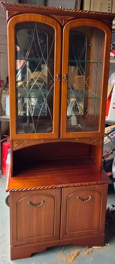Glass display case