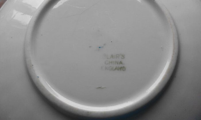 Blairs China Blue Willow Fine China Side Plate
