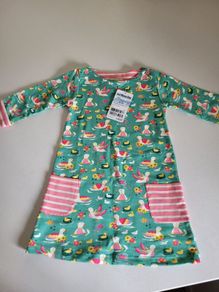 JoJo Maman Bebe Duck Dress 3-4 NEW